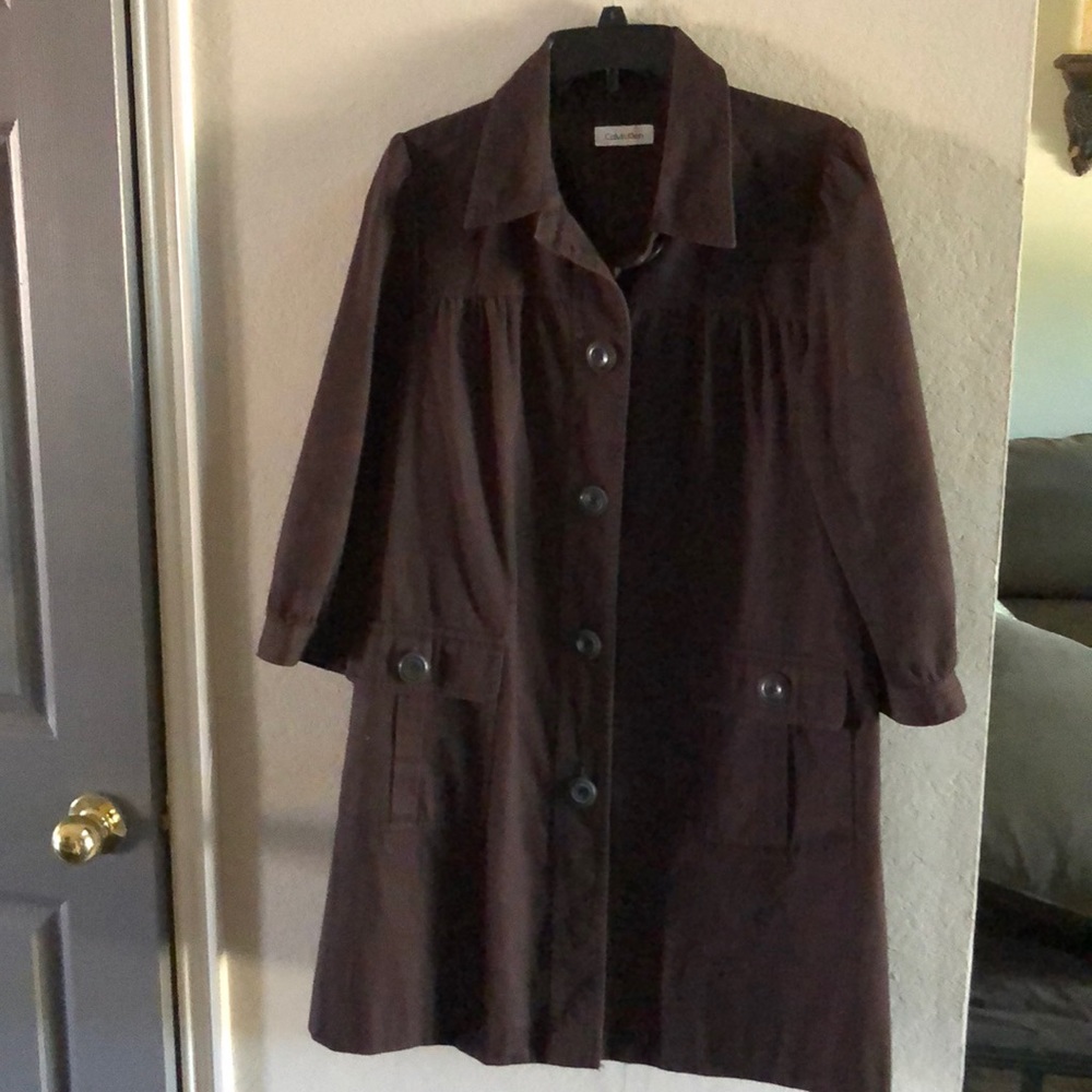 Calvin Cleo Jean Coat 100% cotton